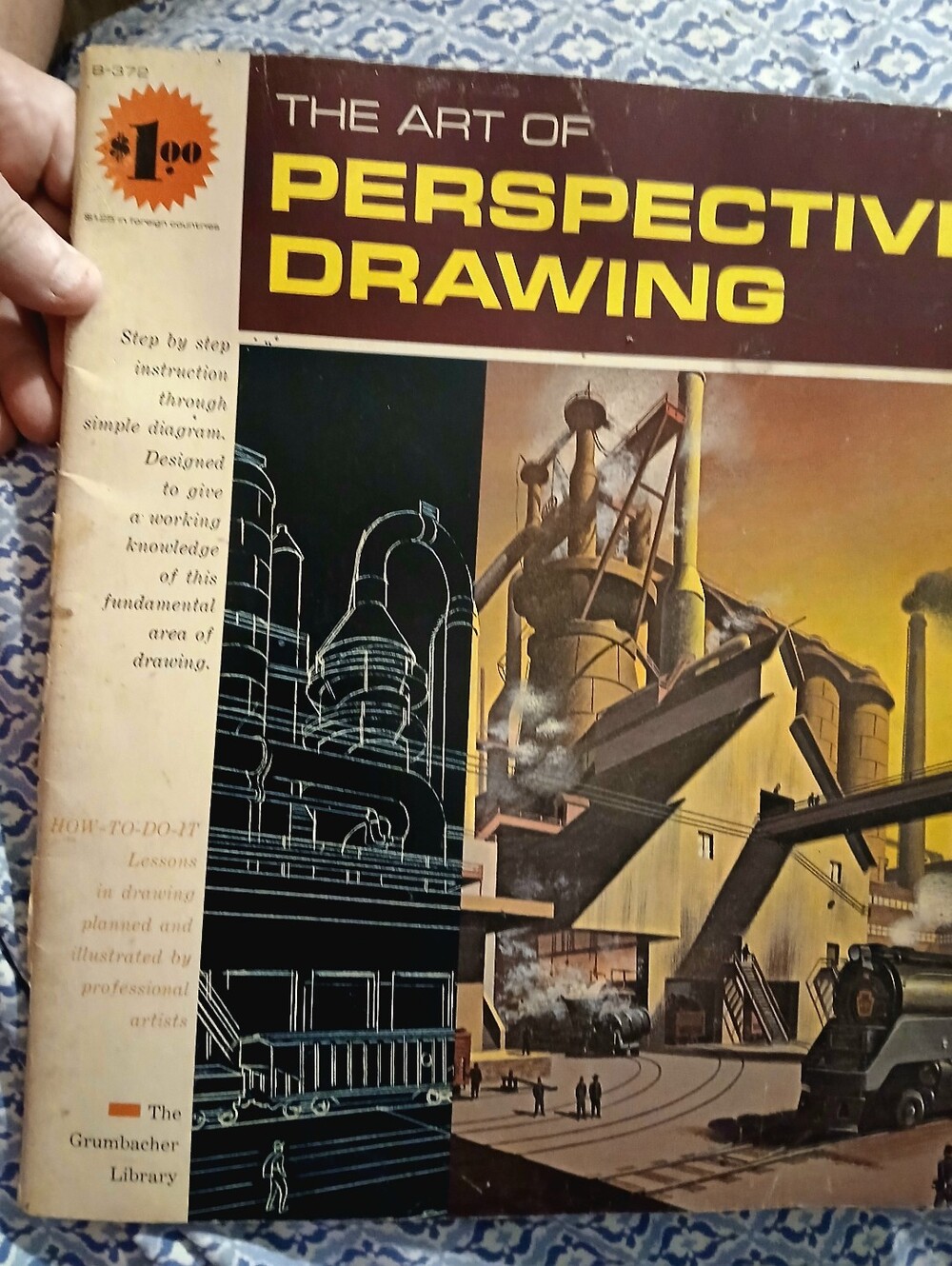 1968 The Art Of Perspective Drawing Walt Foster Book